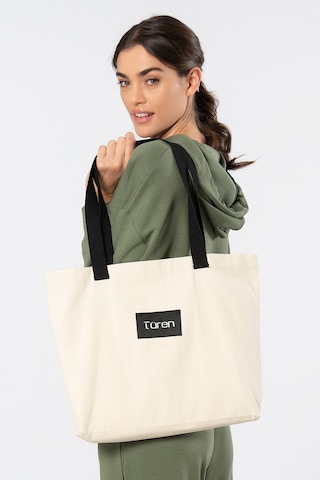 Türen Logo Baskılı Kanvas Tote Bag Çok Renkli