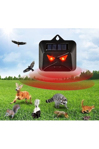 Lichen Güneş Fare Kovucu Hayvan Kovucu Sessiz Su Geçirmez