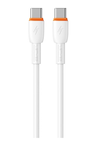 Lenyes Lc545 Type-c To Type-c Pd Kablo Hızlı Şarj Özellikli Data Ve Şarj Kablosu 60w 1m Beyaz