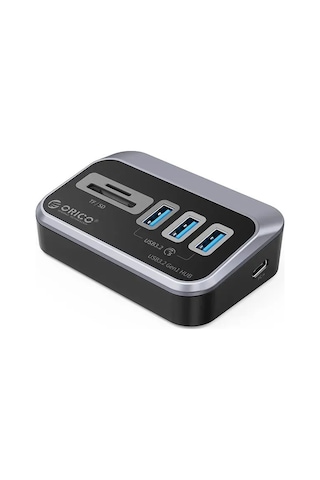Jeemson Orıco M3 Serisi Usb-c Hub: 3x Usb 3.2 Gen1 5gbps + Tf/sd Kart Okuyucu, Abs Malzeme, Masaüstü Kullanıma Uygun, M3u3-3ts-05
