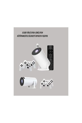 Astraltech 10.000 Oyun Destekli, Çift Kollu 4k Projeksiyon Hdmı, Usb, Aux, Ethernet Yok Yeni Nesil