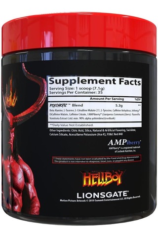 Insane Labz Psychotic Preworkout Nitric Oxide Boosts Focus Energy 35 Servis Karışık