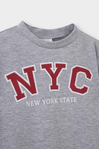 Defacto Erkek Bebek Bisiklet Yaka Baskılı Kısa Kollu Tişört E1124a525smgr396 Gri