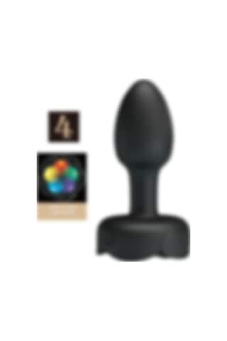 Lilitu Shop Usb'den Manyetik Şarjlı 10 Farklı Titreşimli 5 Led Işıklı Silikon Anal Plug - Olman