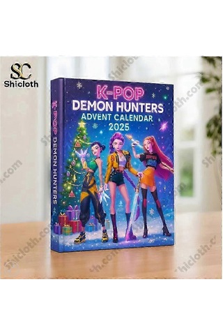 2025 Korean Wave Devil Hunter Blakpink Advent Festival Blind Box Christmas Tree Decoration Acrylic Pendant