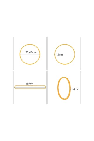 Ekoset 40Mm Paket Ambalaj Toka Maydanoz Para Lastiği 1000 Adet