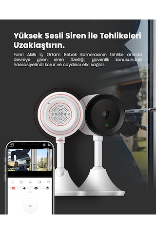 Fonri Akıllı Çocuk Ve Bebek Kamerası Uzaktan Kontrol