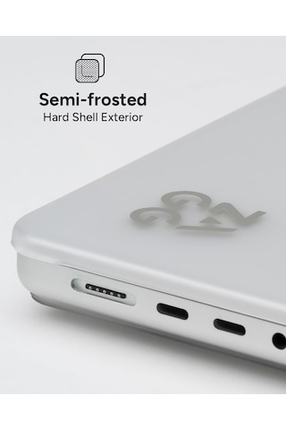 Zagg Apple Uyumlu MacBook Protection Apple Uyumlu MacBook Air 13 İnç M3/m2 Kılıf Şeffaf