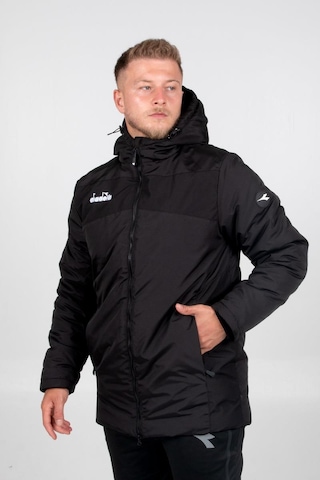 Diadora Alto Anorak Uzun Mont Siyah