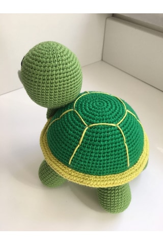 Amigurumi Oyuncak Kaplumbağa Tospik 15 CM