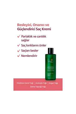 Lyn Skincare Lyn Besleyici Ve Onarıcı Saç Kremi 250 ML