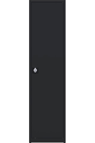 Çelik Dosya Dolabı Metal Dolap Ofis Dolapları Arşiv , Garaj , Bahçe , Kiler , Balkon 50x60x180 Siyah / Siyah