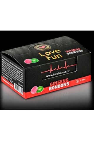 Love Funn Ginseng Bonbon Şeker 12 Teneke Kutu 24 Adet Gizli Gönderim