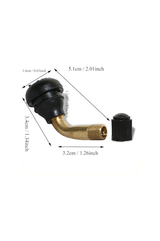 Motosiklet Kauçuk Vakum Lastik Akü Araba Aksesuarları Alüminyum Çubuk,jwcwsq