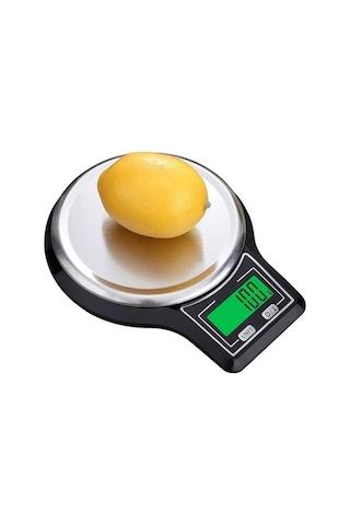 Ulzyvf Çelik Terazisi, Terazisi Tavası, Paslanmaz Mutfak Ekipmanı Siyah