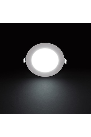 Noas 6w Sıva Altı Yuvarlak Slım Led Panel Beyaz Işık
