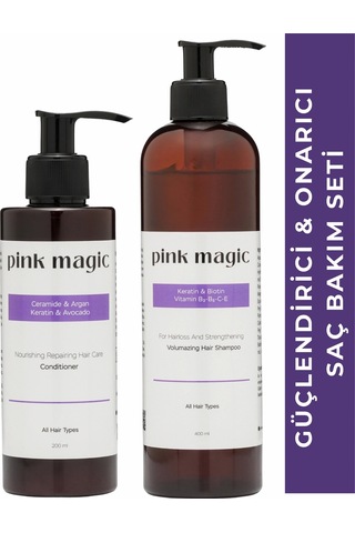 Pink Magic Saç Bakım Seti