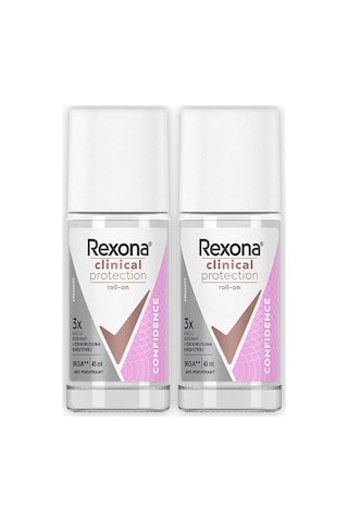 Rexona Clinical Protection Confidence Kadın Roll On 45 Ml X2