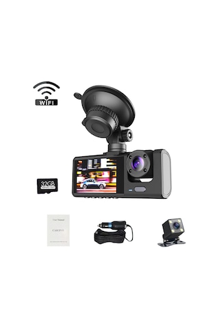 1080p Dvr Araç Kamerası Ön Ve Arka Kameralar Araç Kamerası 2 İnç Ekran Araç Kamerası Gece Görüş Halk