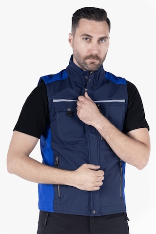 Softshell Yelek Lacivert - Saks Mavi