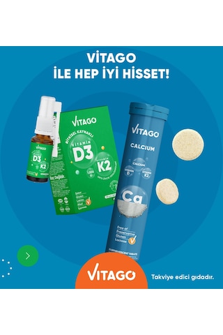 Vitamin D3 Sprey Vitago Prokalsiyum Tablet