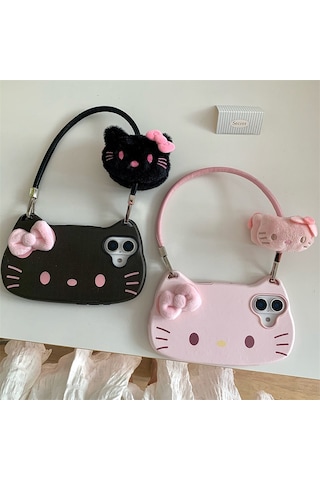 Karikatür Hello Kitty Telefon Kılıfı İp14 Pro Pembe