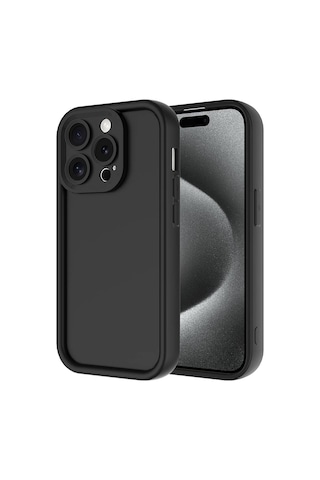Goocamp Apple Uyumlu iPhone 15 Pro Max Kılıf Kamera Korumalı Ananas Kapak - Pembe Koyu Pembe Koyu