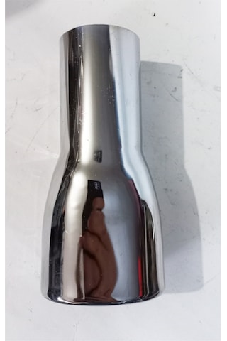 51 Mm Yassı Sessiz Nikelaj Egzoz Eksoz Ucu Tekli