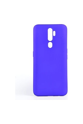 Oppo A9 2020 Kılıf Esnek Yapılı İnce Slim Silikon Kapak Ryc/premier Lacivert
