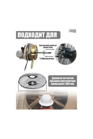 Leezsing 16 İnç 400mm Siyah 3 Kanatlı Elektrikli Fan Bladesi - Ev, Ofis Kullanıma Uygun Evcil Alet Aksesuarı