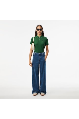 Lacoste Regular Fit Kadın Polo T-shirt Koyu Yeşil