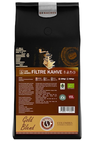 Bonacres Gold Blend Filtre Kahve 250 G