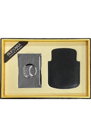 T-bek Guevara Metal Puro Kesici Ve Kılıfı Seti Krom 60 Ring