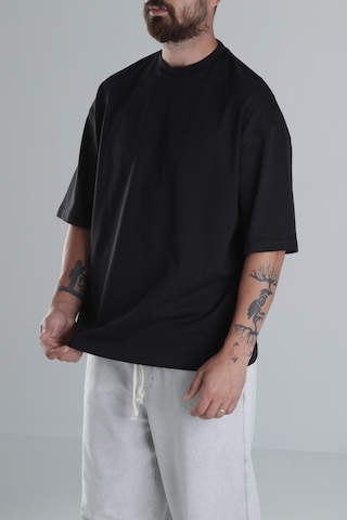 Cocopelli Siyah Oversize T-shirt Coc1497 Siyah