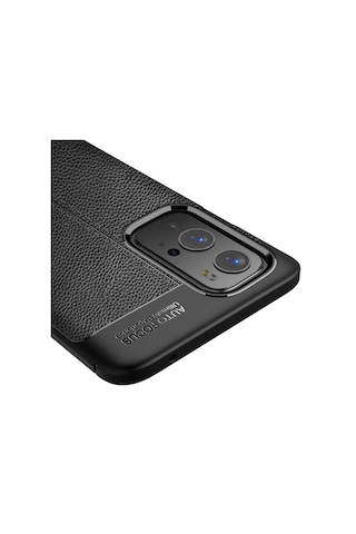 Oneplus 9 Pro Kılıf Niss Silikon Deri Görünümlü Korumalı