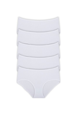 5Li Kadın Yüksek Bel Külot Elastan Pamuklu Ince Lastik Kaliteli