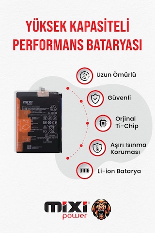 Huawei P Smart 2021 / Y6 P / 9a Uyumlu Tam Kapasite Batarya Tr Garantili