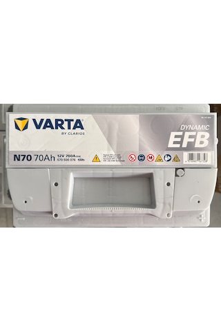 Varta / N70 Efb 70 Amper Start-stop Akü 2025 Tarihli