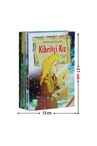 Dünya Masalları Seti - 10 Kitap Takım Küçük Boy