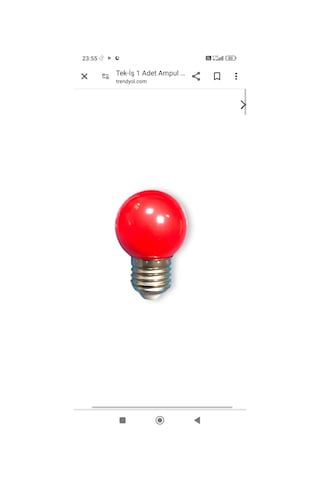 5 Adet 1.5 Watt Led Mini Gece Ampulü Her Renk Mevcuttur Çok Renkli