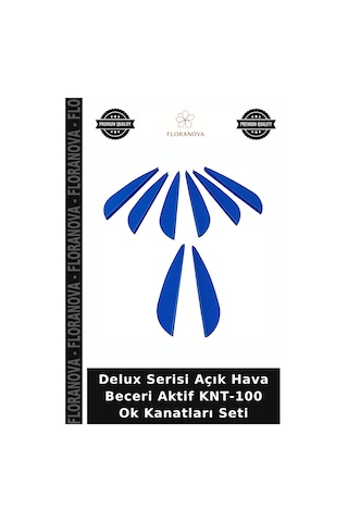 Delux Serisi Açık Hava Beceri Aktif Knt-100 Ok Kanatları Seti
