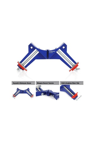 Workpro Wp232043 75mm 90 Profesyonel Köşe İşkence Fr Wp232043
