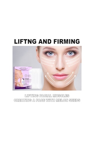 Youtek Eelhoe 60 Adet V Şekilli Su Geçirmez Yüz Germe Bandı - Cilt Dostu Esnek Yapışkan Bant