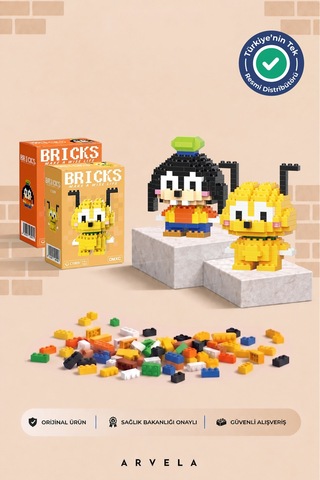 Goofy & Pluto Karakteri - Eğitici Oyuncak - Koleksiyon