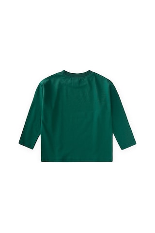 Cigit Sloganlı Uzun Kollu T-shirt 2-10 Yaş Yeşil