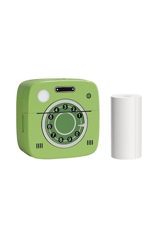 Gajeena M1 Termal Yazıcı 200dpı - Bluetooth Bağlantı, 1200mah Batarya, 58mm Kağıt - Aı Portre, Fatura, Not Defteri İçin Siyah-beyaz Baskı 1 Adet Kağıtlı Paket Gümüş