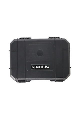 Quantum Seyahat Tipi 25 Taşıma Kulplu Siyah Humidor Puro Kutusu - Trz3009