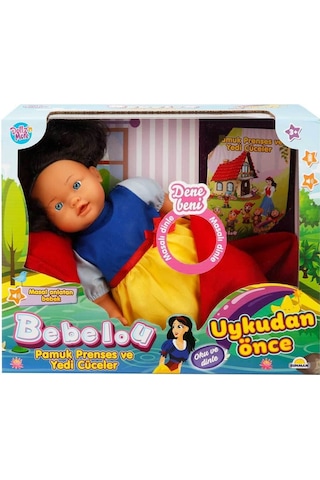 40022 Bebelou Uykudan Önce Bebeği Masal Anlatan Pamuk Prenses Ve