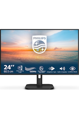 Philips 24e1n1200a 23.8" 120hz 1ms Vga+hdmı+dp Fullhd Adaptive-sync Ips Vesa Monitör