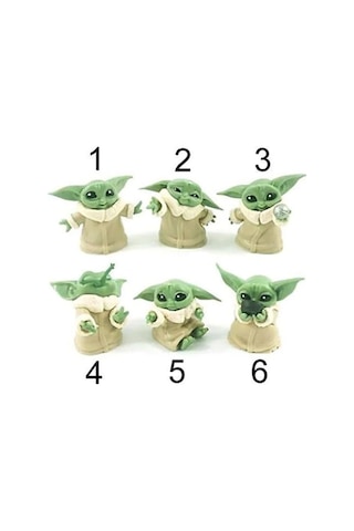Star Wars 3d Baby Yoda Mini Figür Oyuncak 6cm Mm2679-1